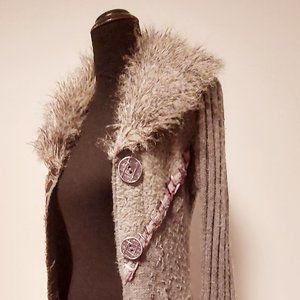 Long Desigual Inspired Cardigan